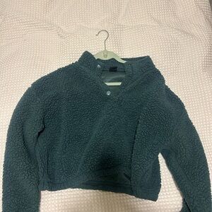 Cozy Green Sherpa Jacket